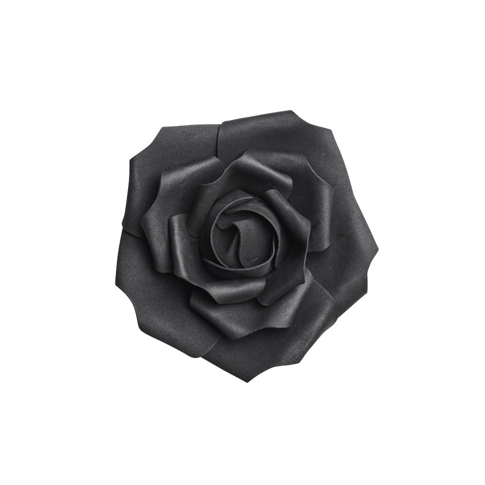 Alchemy - SMALL BLACK ROSE Ornament - Black